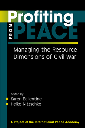 Profiting from Peace: Managing the Resource Dimensions of Civil War